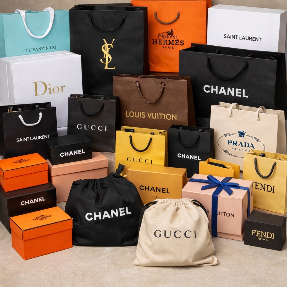 Luxury Designer Boxe, Dust Bag or Shopping Bag (Random Pull of 1)